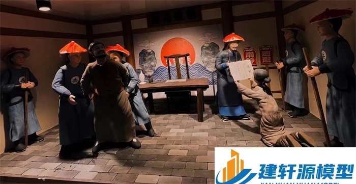 振兴陈规除恶绅微缩场景