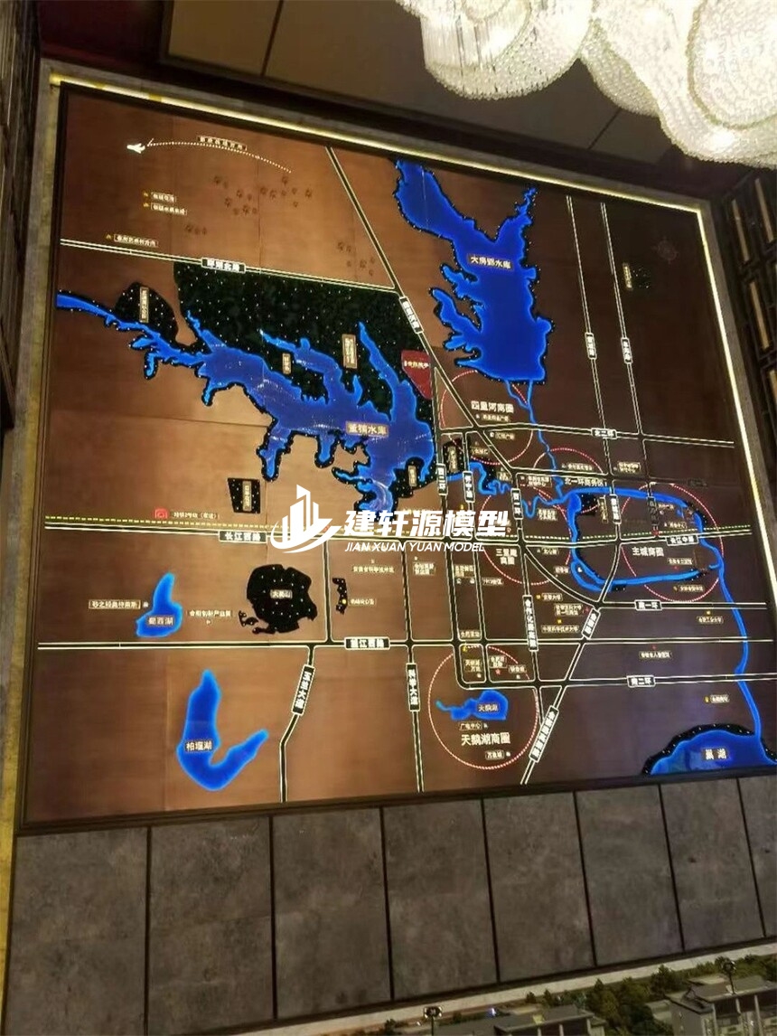 振兴区域壁挂模型制作