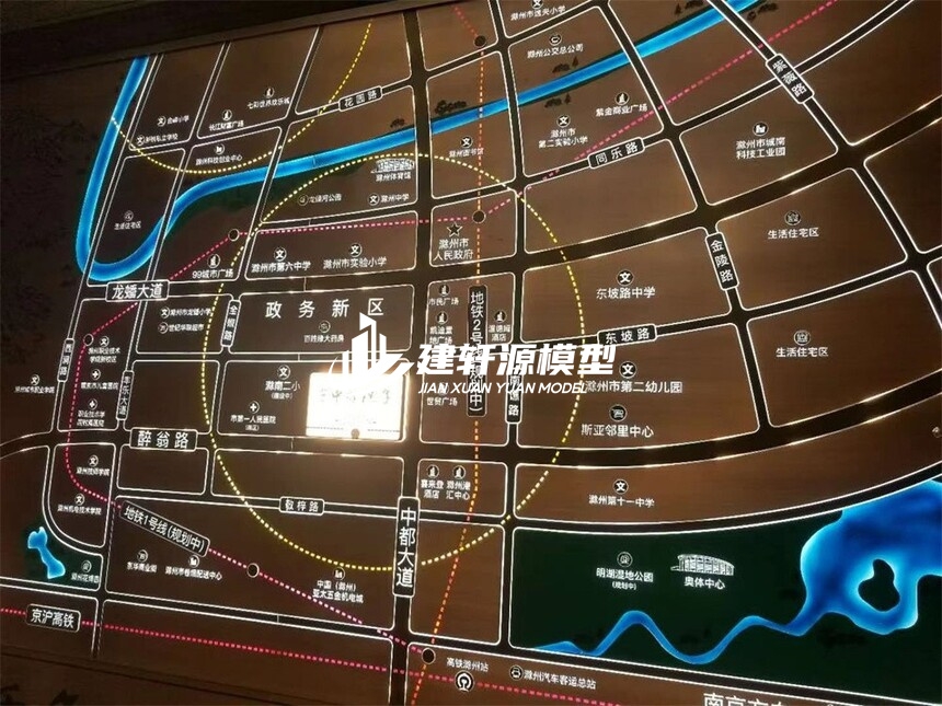 振兴区域壁挂模型