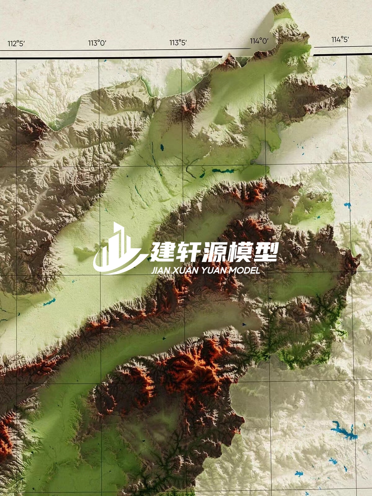 振兴地形模型制作